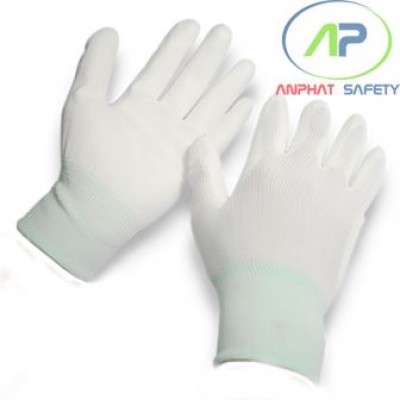Găng tay chống tĩnh điện phủ lòng màu xám Size L